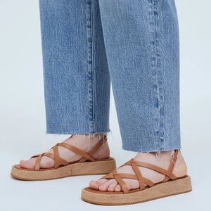 Madewell Strappy Platform Sandals